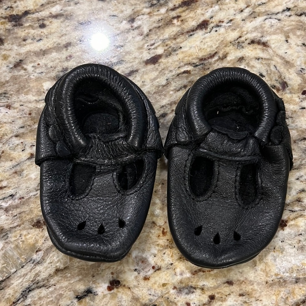 Freshly Picked black moccasins